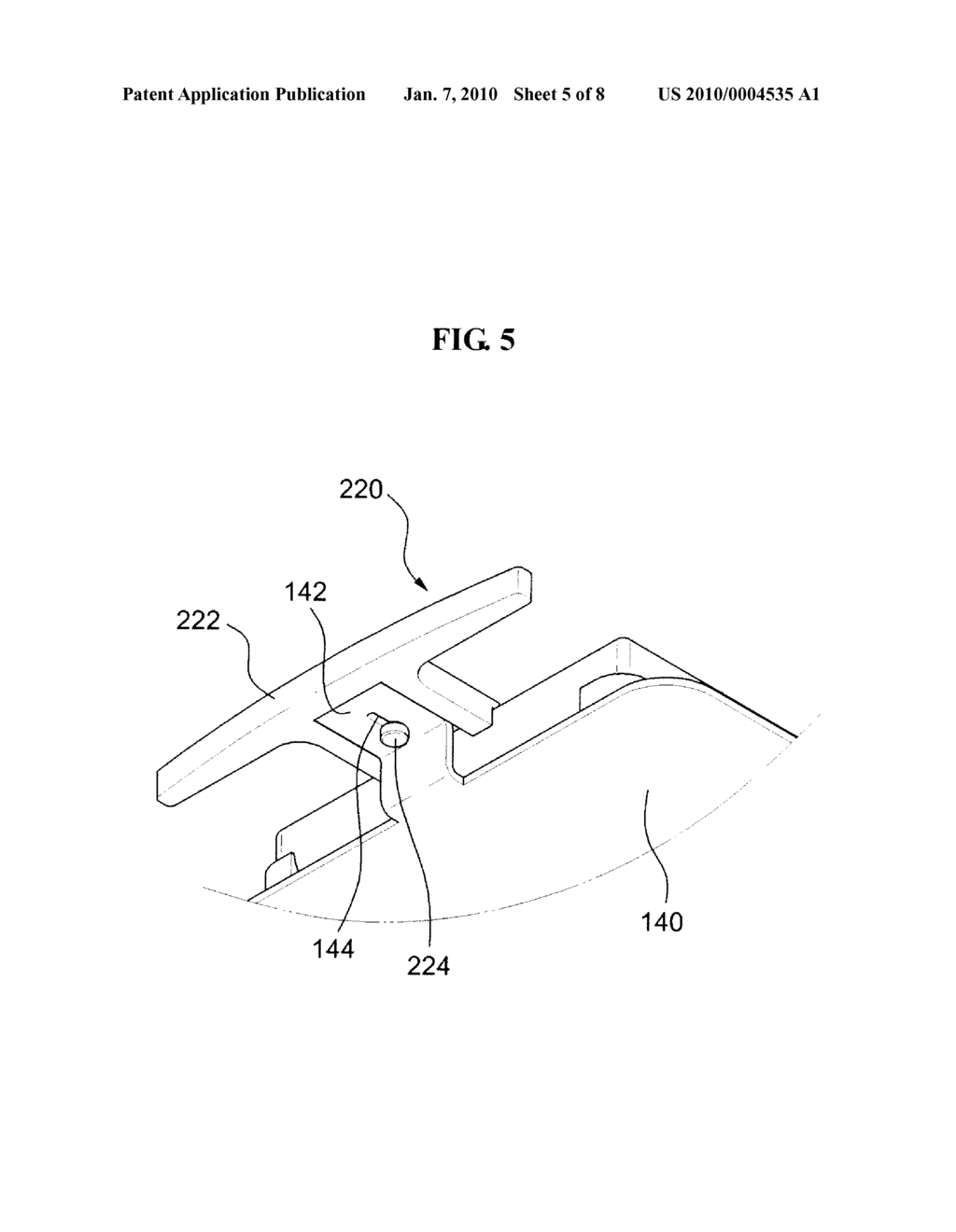 DUAL KEYBOARD INPUT DEVICE AND MOVABLE CART HAVING THE SAME MOUNTED THEREON - diagram, schematic, and image 06