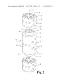 Vertebral body and disc space replacement devices diagram and image