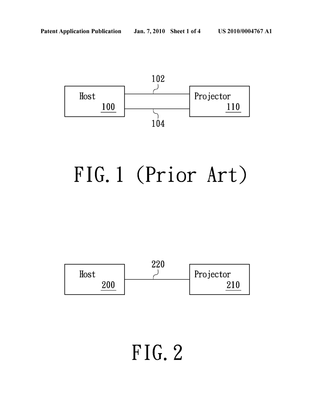 Method for Controlling Projector and Projection System using the same - diagram, schematic, and image 02