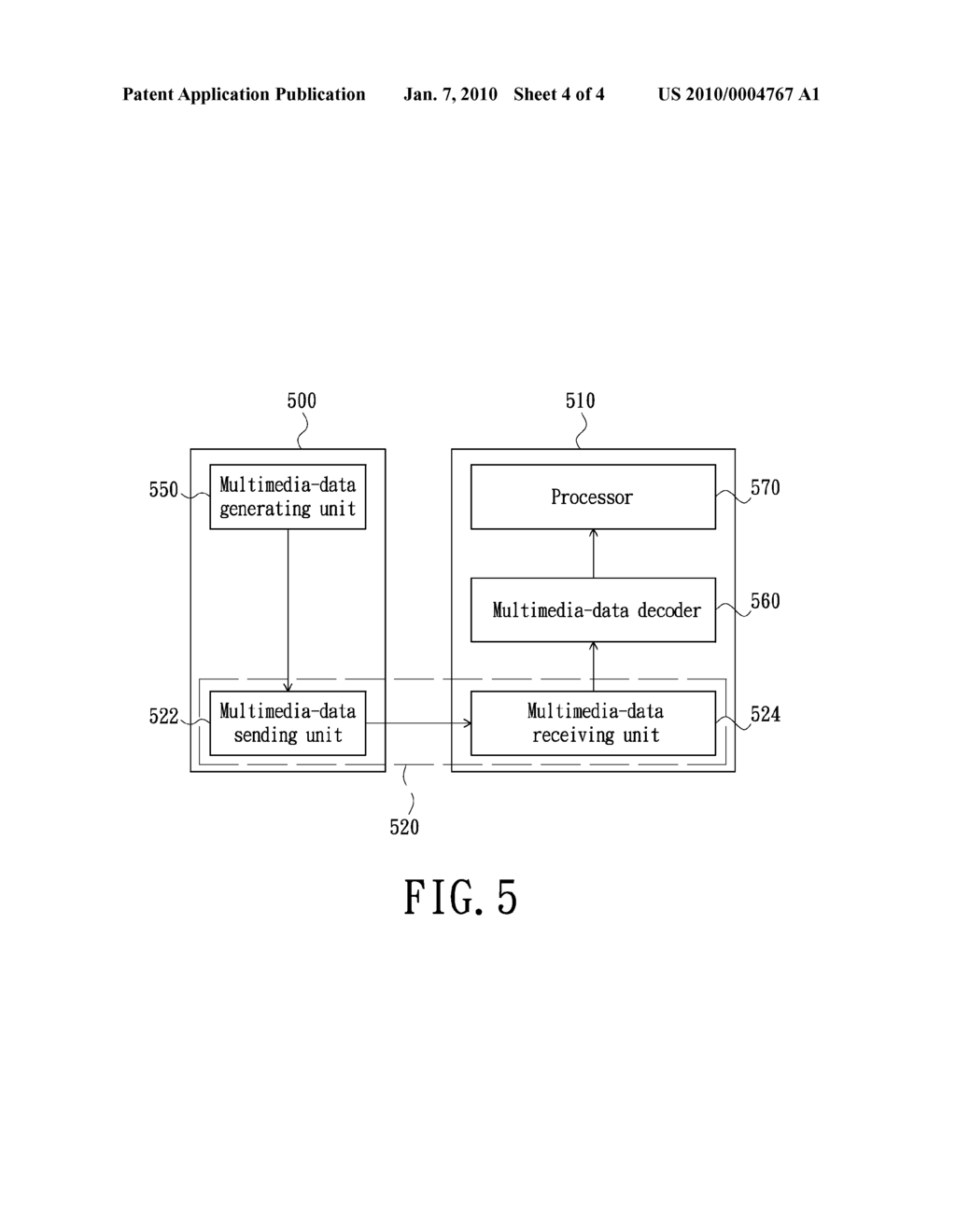 Method for Controlling Projector and Projection System using the same - diagram, schematic, and image 05