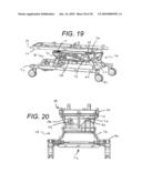 Bed with modified foot deck diagram and image