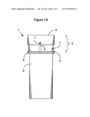 Medicine Container With Single Pill Dispenser diagram and image