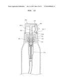 PUMPING DEVICE WITH COLLAPSIBLE NOZZLE diagram and image