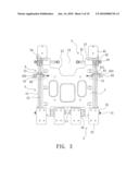 Supporting Structure Having Function of Rod-Linkage Latching diagram and image