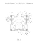 Supporting Structure Having Function of Rod-Linkage Latching diagram and image