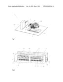 Device for use in the manufacture of fiber-reinforced components diagram and image