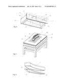 Device for use in the manufacture of fiber-reinforced components diagram and image