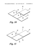 Six fold game board and method of folding game board diagram and image