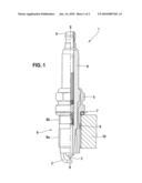 Spark plug for position-oriented installation diagram and image