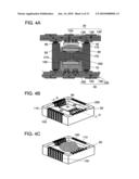 STEREOSCOPIC ELECTRONIC CIRCUIT DEVICE, AND RELAY BOARD AND RELAY FRAME USED THEREIN diagram and image