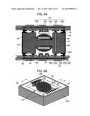 STEREOSCOPIC ELECTRONIC CIRCUIT DEVICE, AND RELAY BOARD AND RELAY FRAME USED THEREIN diagram and image