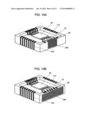 STEREOSCOPIC ELECTRONIC CIRCUIT DEVICE, AND RELAY BOARD AND RELAY FRAME USED THEREIN diagram and image