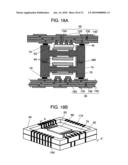 STEREOSCOPIC ELECTRONIC CIRCUIT DEVICE, AND RELAY BOARD AND RELAY FRAME USED THEREIN diagram and image