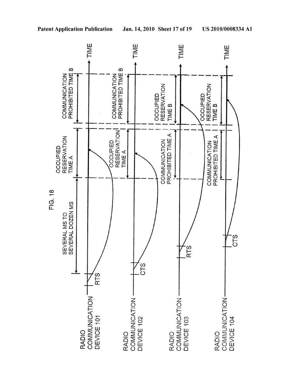 RADIO COMMUNICATION METHOD AND RADIO COMMUNICATION DEVICE - diagram, schematic, and image 18