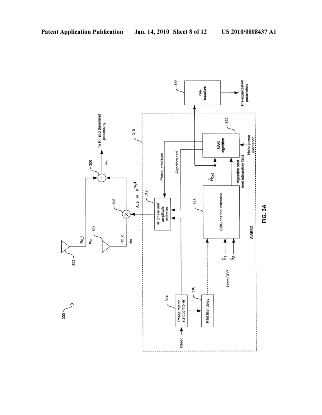 Method and System for Pre-Equalization in a Single Weight (SW) Single Channel (SC) Multiple-Input Multiple-Output (MIMO) System - diagram, schematic, and image 09