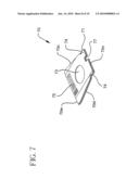 Retaining clip for reagent test slides diagram and image