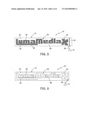 Method of manufacturing lighted signs from electroluminescent panels diagram and image