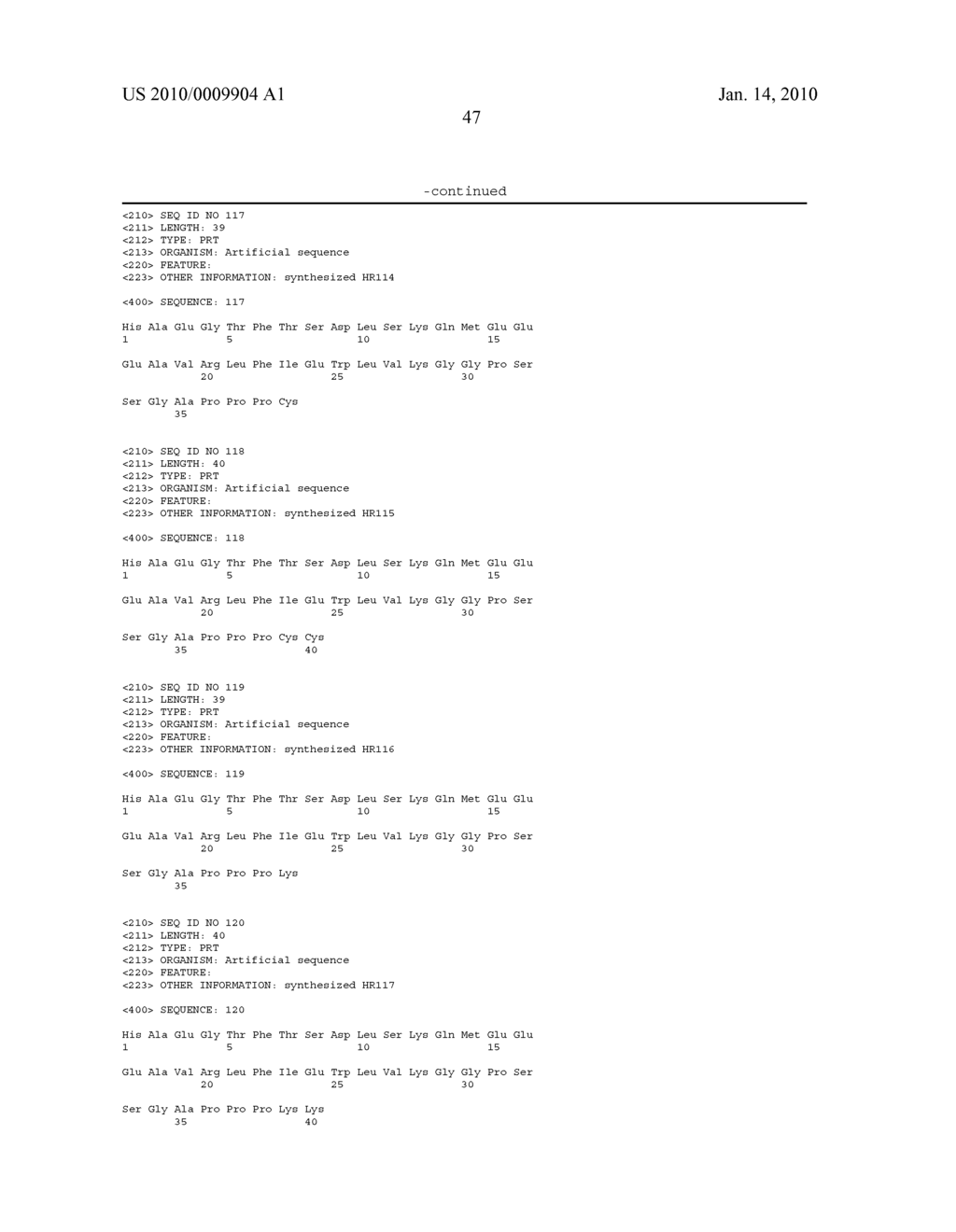 Modified Exedins and Uses Thereof - diagram, schematic, and image 52