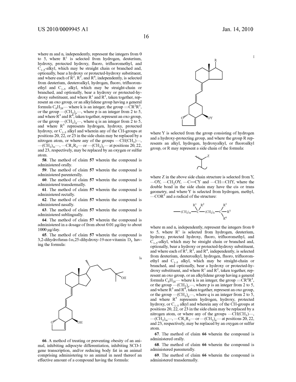 19-NOR-VITAMIN D ANALOGS WITH 3,2-DIHYDROFURAN RING - diagram, schematic, and image 22