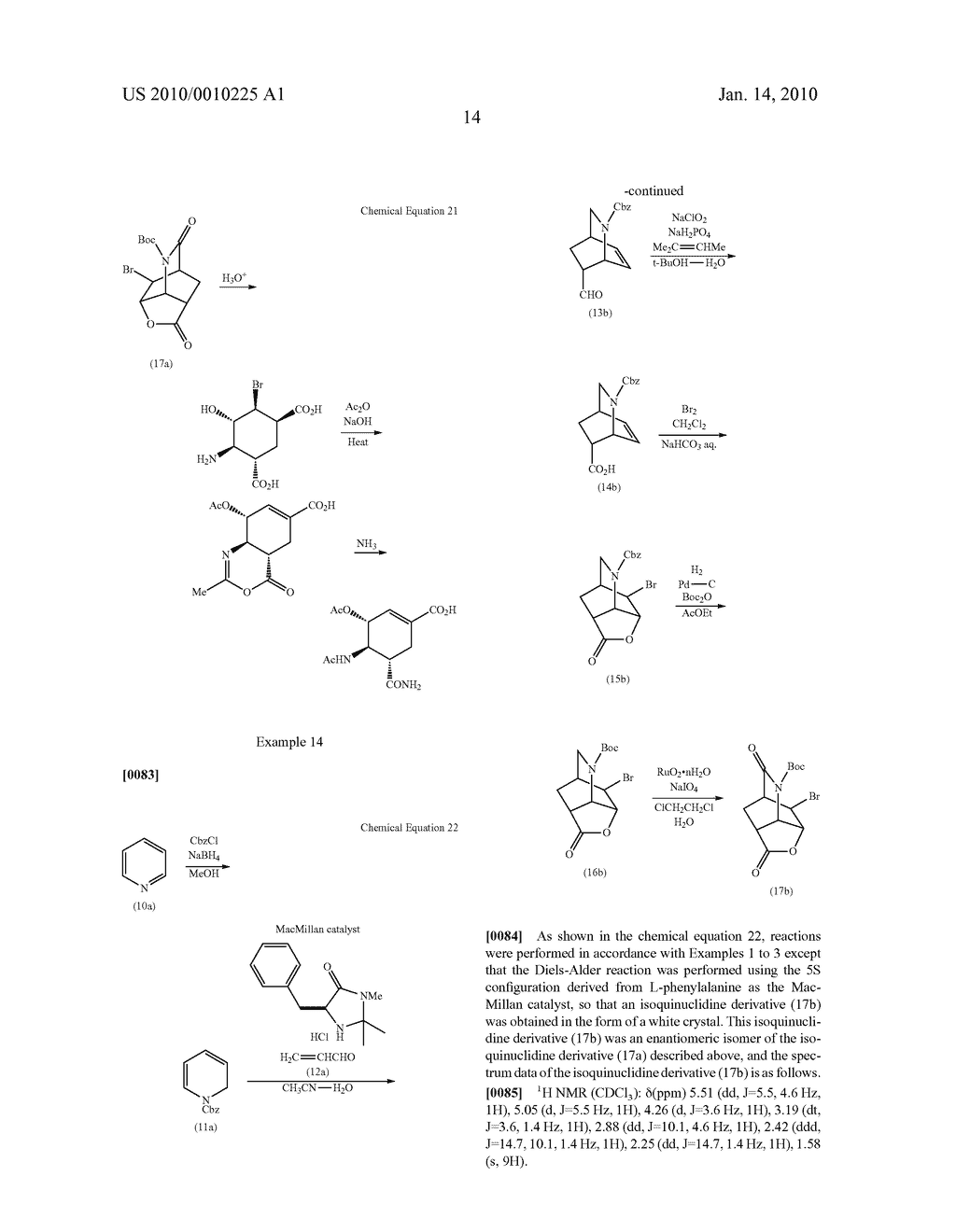 ISOQUINUCLIDINE DERIVATIVE AND METHOD FOR MANUFACTURING 1-CYCLOHEXENE-1-CARBOXYLIC ACID DERIVATIVE USING THE SAME - diagram, schematic, and image 15