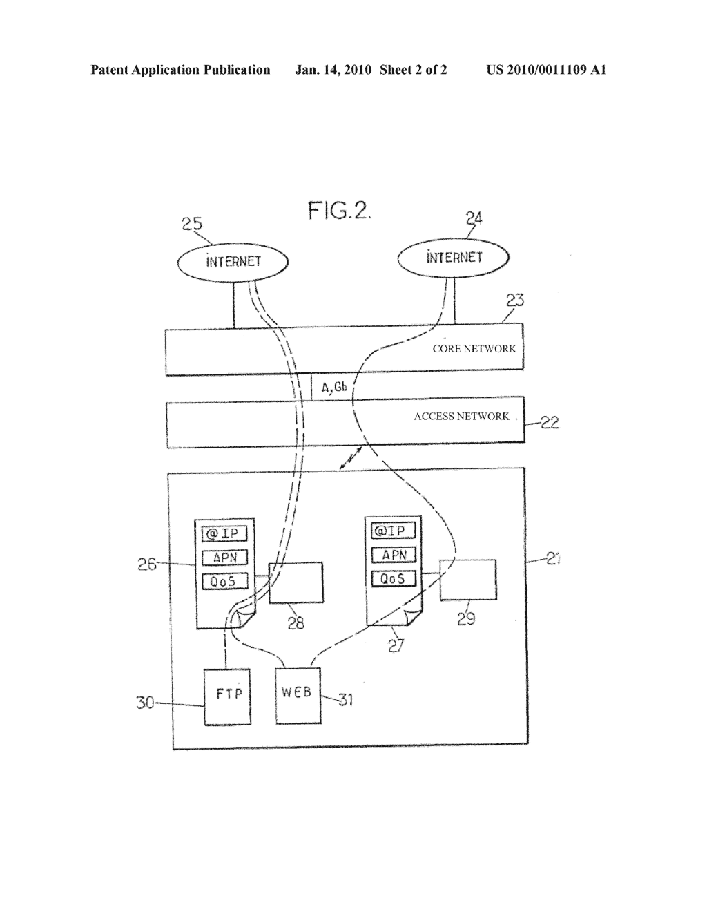 Method for Safety Control of Data Exchange Flows Between a Communications Module and a Communications Network and Said Communications Module - diagram, schematic, and image 03