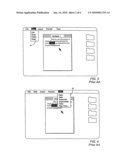 Graphical user interface having contextual menus diagram and image