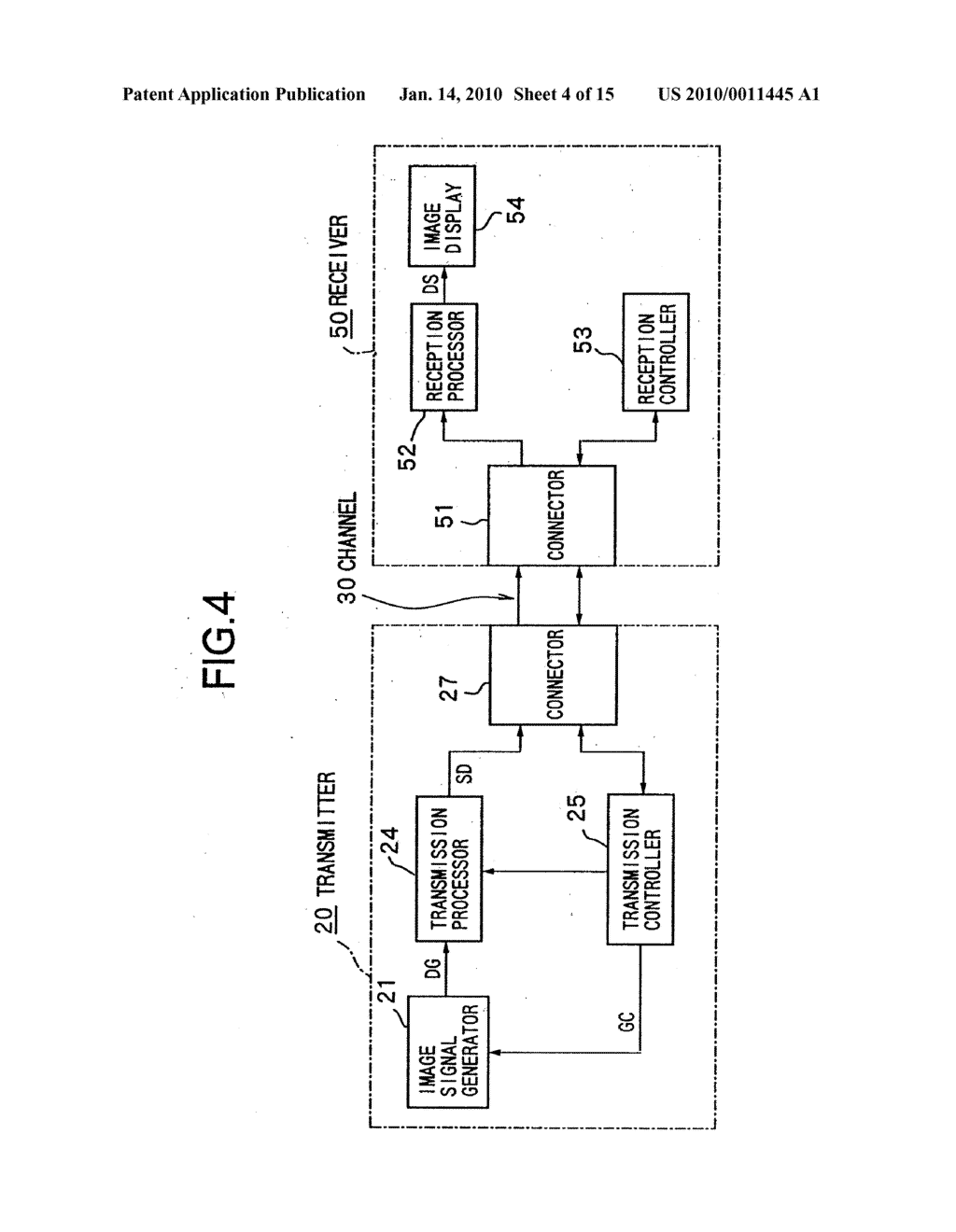 TRANSMITTER, SIGNAL TRANSFER METHOD, DATA DISTRIBUTION SYSTEM AND METHOD OF SAME, DATA RECEIVER, DATA PROVIDER AND METHOD OF SAME, AND DATA TRANSFERER - diagram, schematic, and image 05