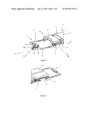 OPERATING TABLE GUIDE DEVICE CONSISTING OF GUIDE ARMS DESIGNED TO BE FIXED IN DETACHABLE FORM ON THE AFOREMENTIONED TABLE AND OPERATING TABLE COMPRISING SUCH GUIDE ARMS diagram and image