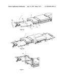 OPERATING TABLE GUIDE DEVICE CONSISTING OF GUIDE ARMS DESIGNED TO BE FIXED IN DETACHABLE FORM ON THE AFOREMENTIONED TABLE AND OPERATING TABLE COMPRISING SUCH GUIDE ARMS diagram and image