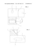 Portable multi-function movable, electronic device display screen and glass cleaning accessory diagram and image