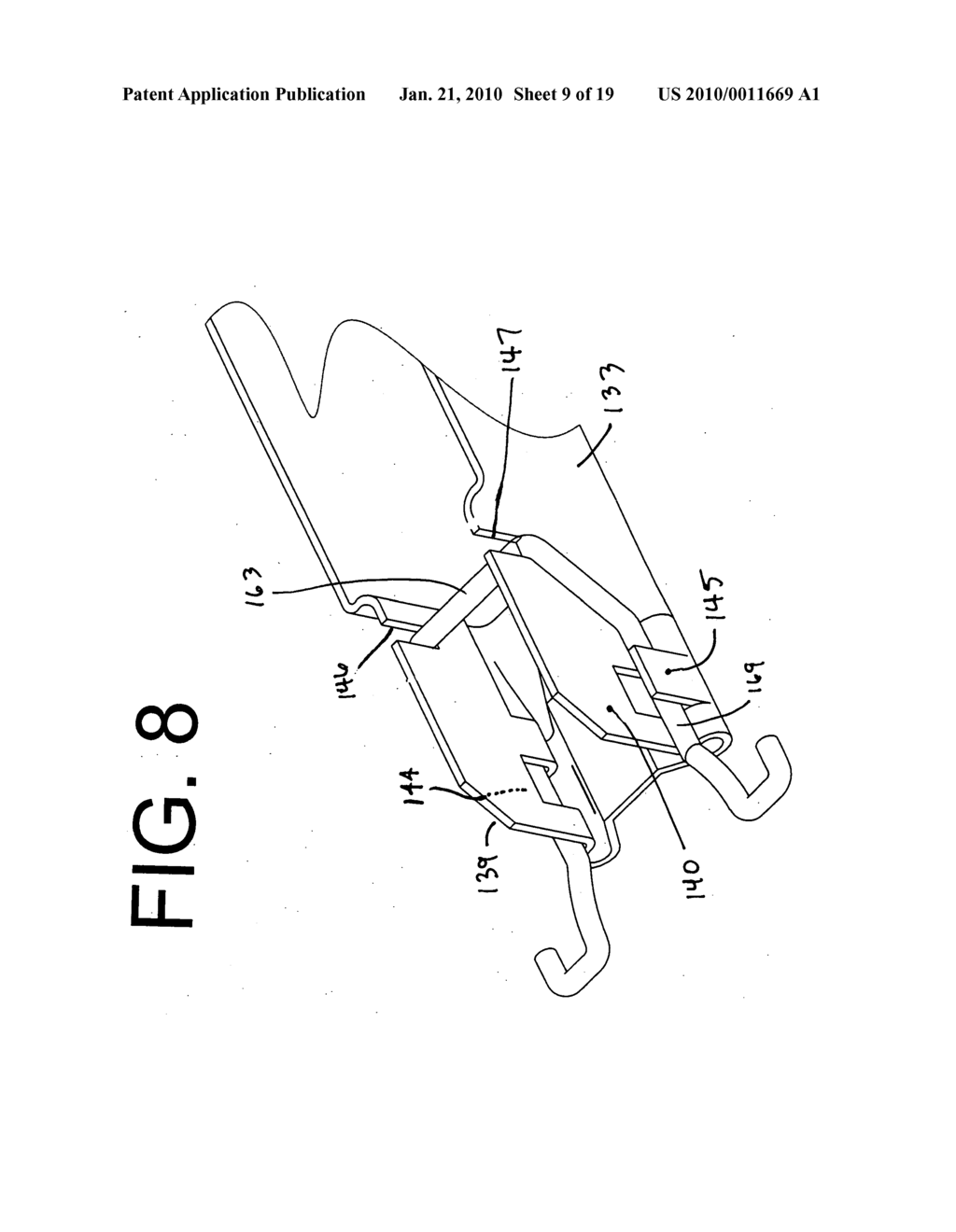 Block and tackle balance assembly with rotatable shoe - diagram, schematic, and image 10