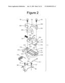 Fuel filler port closing apparatus diagram and image