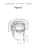 Fuel filler port closing apparatus diagram and image