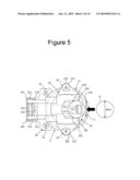 Fuel filler port closing apparatus diagram and image