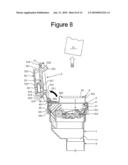 Fuel filler port closing apparatus diagram and image