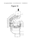 Fuel filler port closing apparatus diagram and image