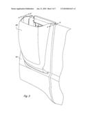 Folding air intake scoop diagram and image