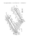 Self-locking extendable ladder for use with a boat diagram and image