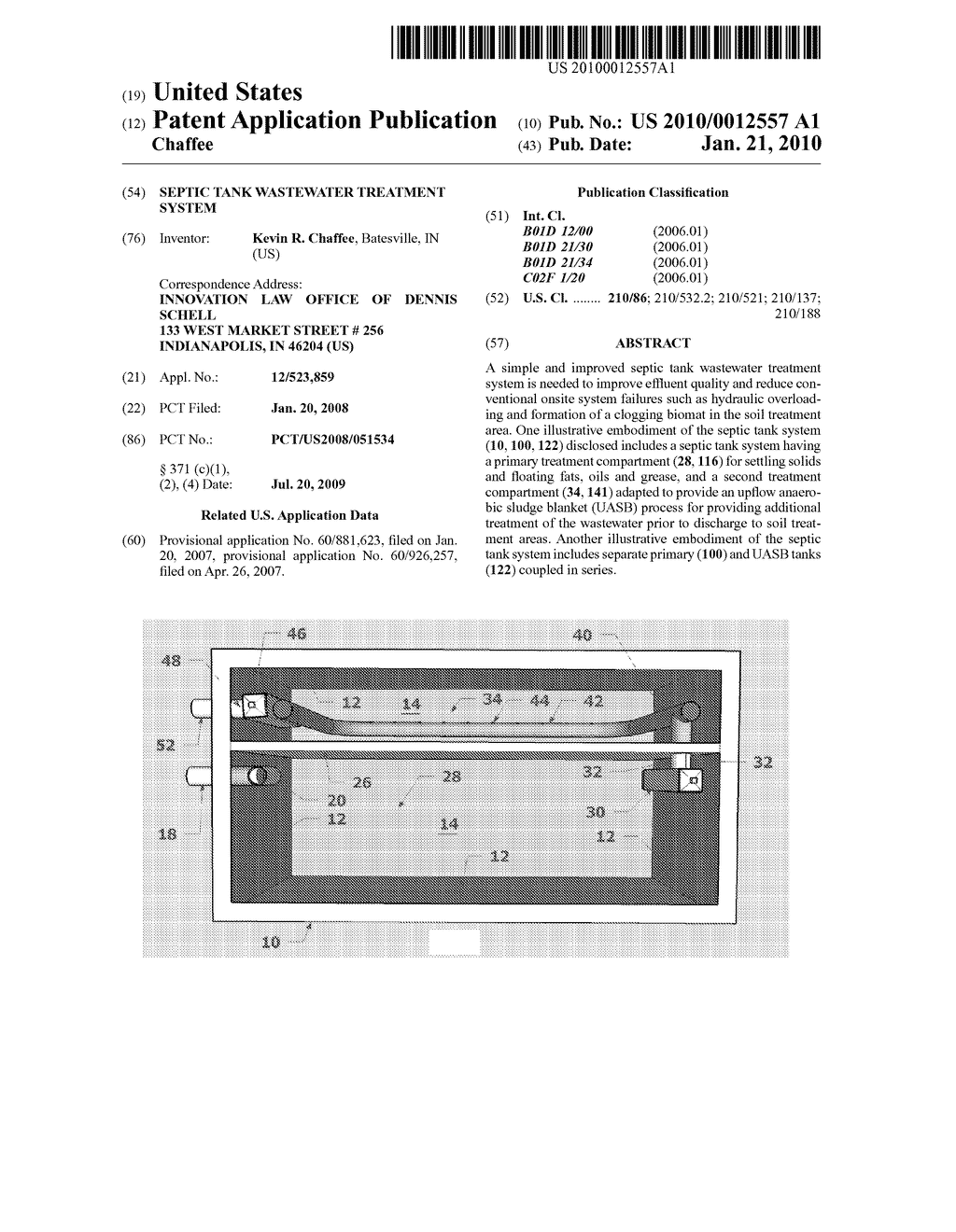 SEPTIC TANK WASTEWATER TREATMENT SYSTEM - diagram, schematic, and image 01