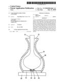 Vase with rotatable inner container diagram and image