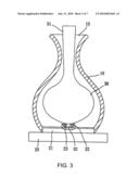 Vase with rotatable inner container diagram and image