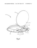 MANHOLE COVER HINGE ASSEMBLY diagram and image