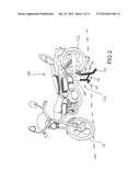 POWERED RETRACTABLE MOTORCYCLE STAND diagram and image