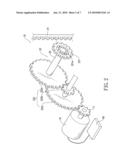 Bicycle-seat power generation device diagram and image