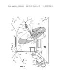 Computer interface employing a manipulated object with absolute pose detection component and a display diagram and image