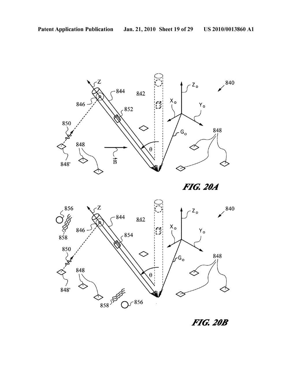 Computer interface employing a manipulated object with absolute pose detection component and a display - diagram, schematic, and image 20