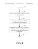 Method and Associated Device for Displaying Caption Windows in Television diagram and image