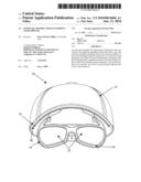 Eyewear assembly for attachment to headwear diagram and image