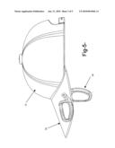 Eyewear assembly for attachment to headwear diagram and image