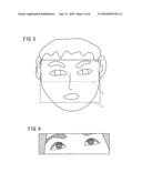 EYE DETECTING DEVICE, EYE DETECTING METHOD, AND PROGRAM diagram and image